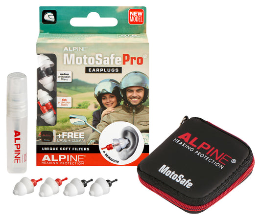 Dopuri Urechi MotoSafe Pro Alpine - Protecție Auditivă Avansată