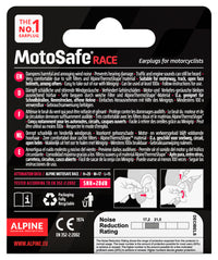 Dopuri Urechi MotoSafe Race MotoGP Edition Alpine - Protecție Auditivă Profesională