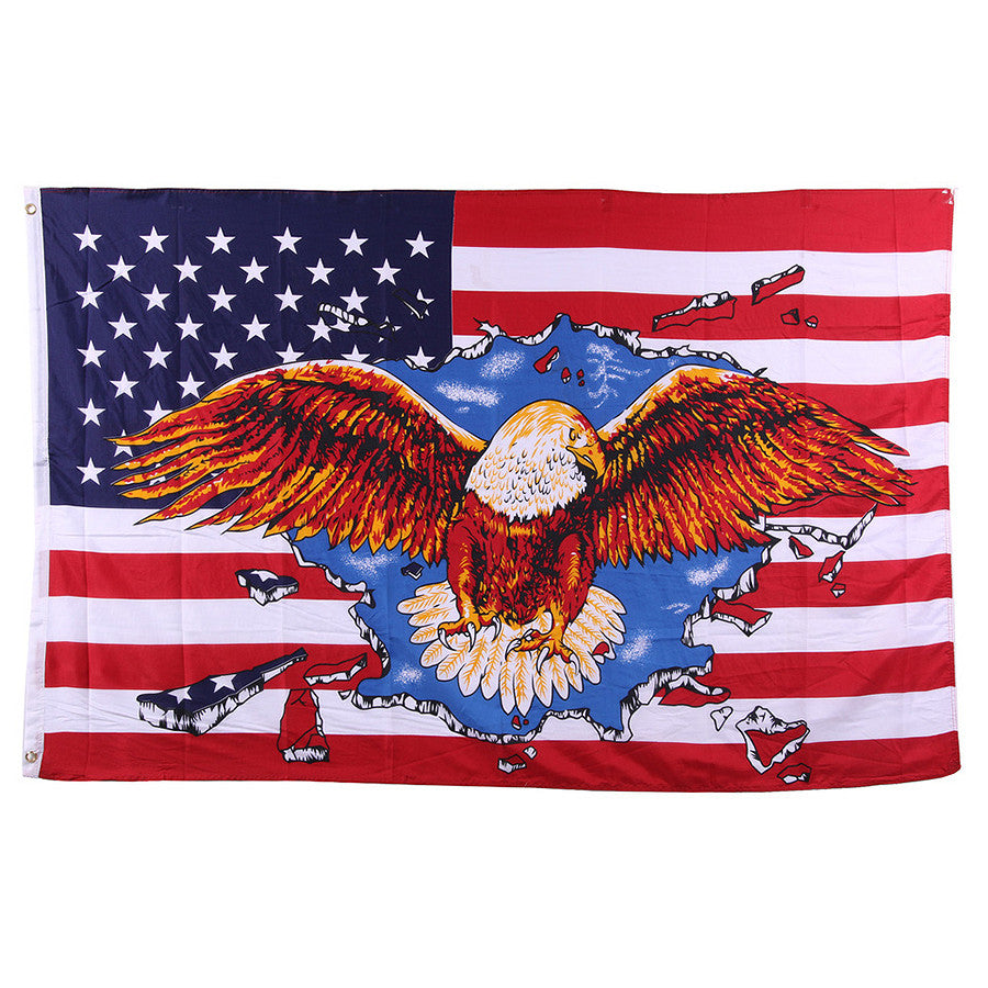 Drapel USA-Adler Multicolor USA - Mândrie Americană Autentică