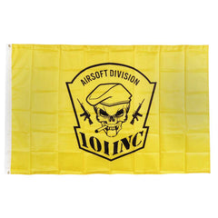 Drapel Vlag 101 INC Skull + Sigaar Galben 101 INC - Afirmă-ți Prezența