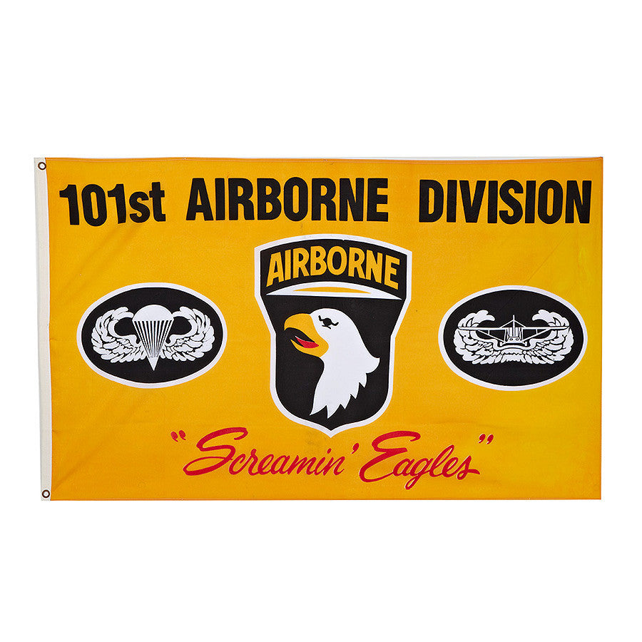 Drapel Vlag Airborne 101e div. geel Divers - Simbolul Elitelor Parașutiste