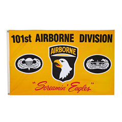 Drapel Vlag Airborne 101e div. geel Divers - Simbolul Elitelor Parașutiste