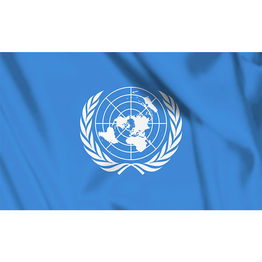 Drapel Vlag UN Diverse - Mesaj de Solidaritate Globală