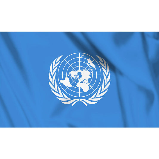 Drapel Vlag UN Diverse - Mesaj de Solidaritate Globală