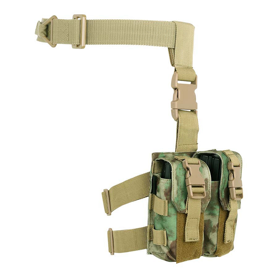 Drop Leg M4 Mag Pouch ICC FG - Capacitate 4 Magazii, Acțiune Rapidă