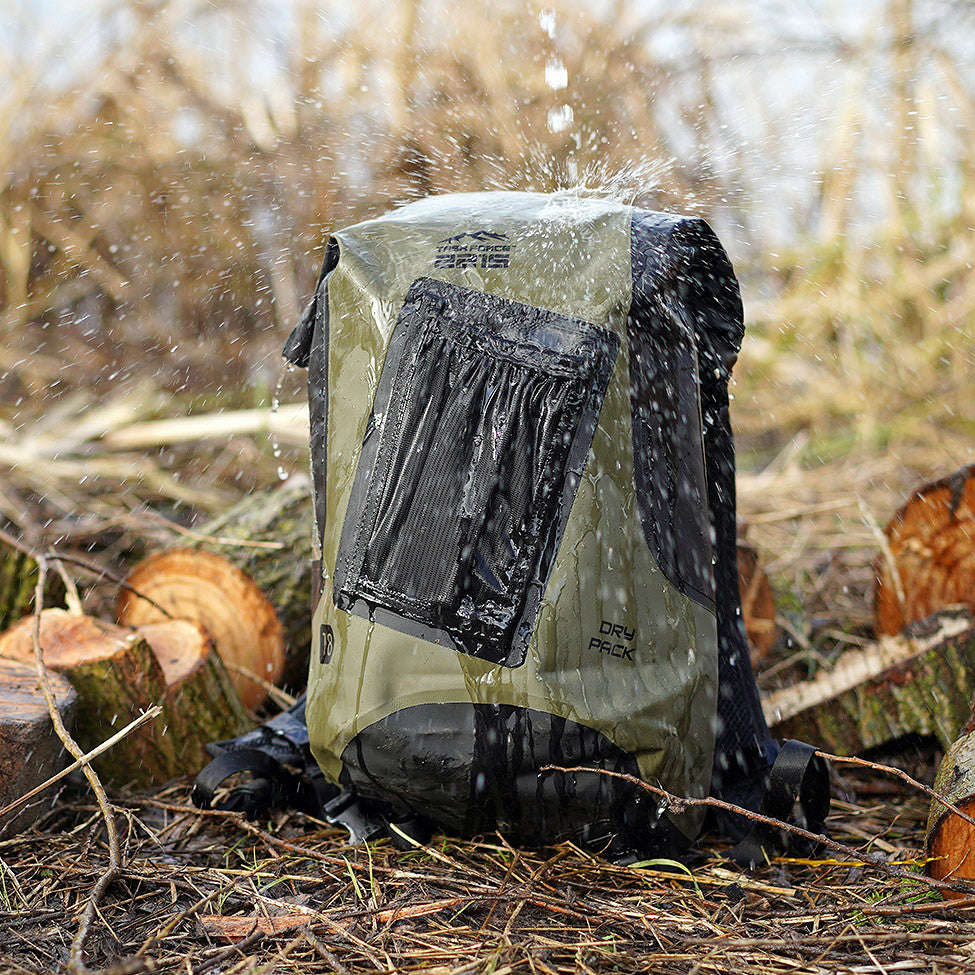 Drybag Yukon 18L Verde TF-2215 - Echipamentul Tău, Mereu Uscat