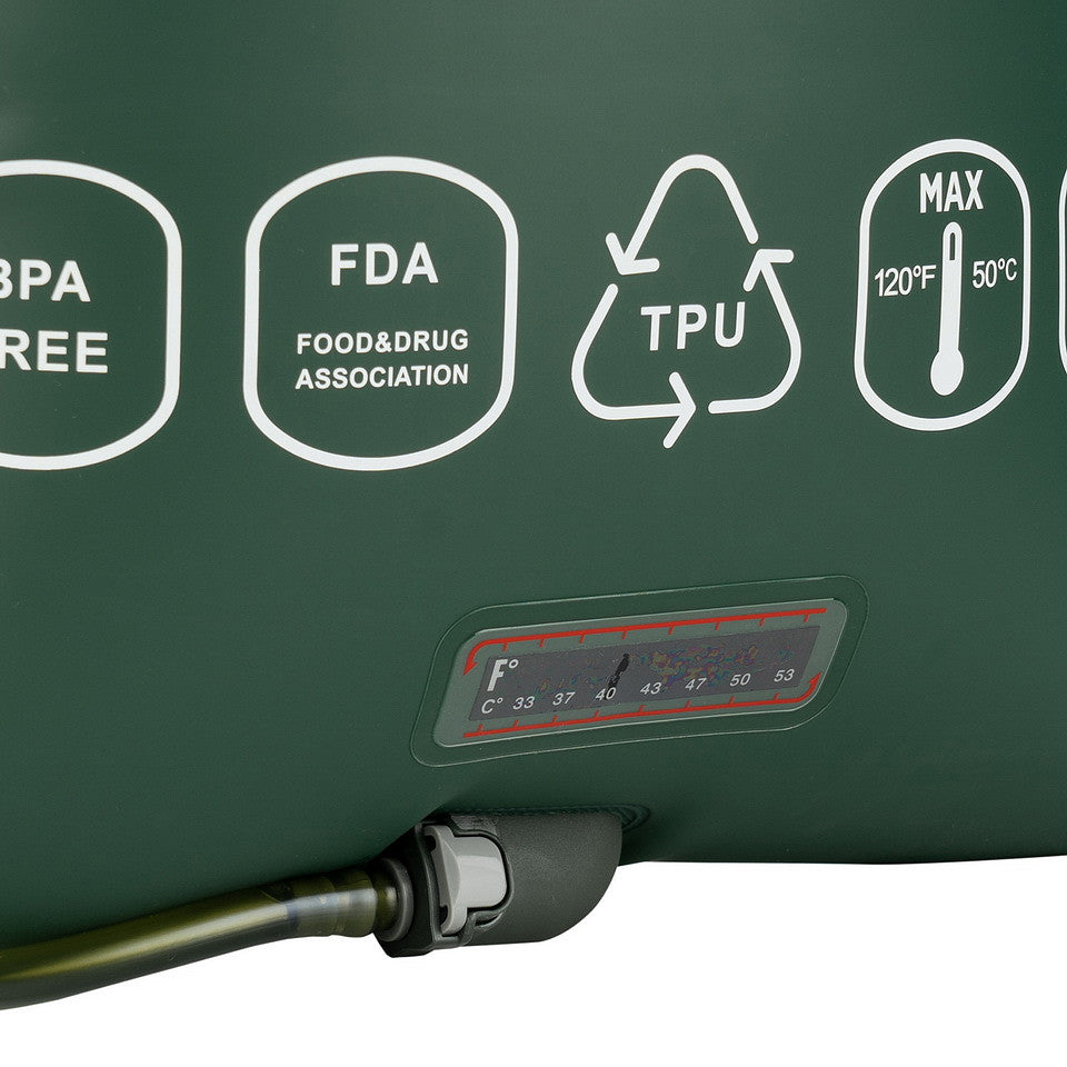 Duș Portabil Camping Premium 15L Verde - Igienă Impecabilă Off-Grid