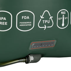 Duș Portabil Camping Premium 15L Verde - Igienă Impecabilă Off-Grid