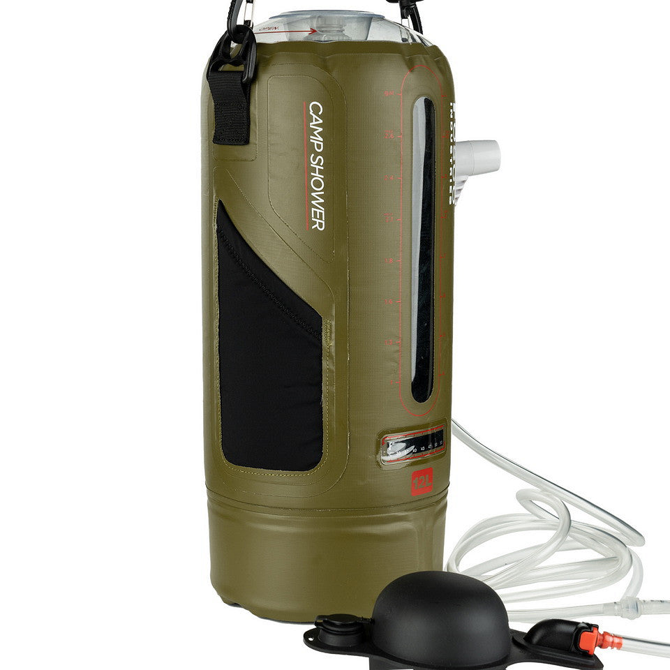 Duș Portabil Outdoor Buitendouche 12L Verde - Igienă Maximă Oriunde