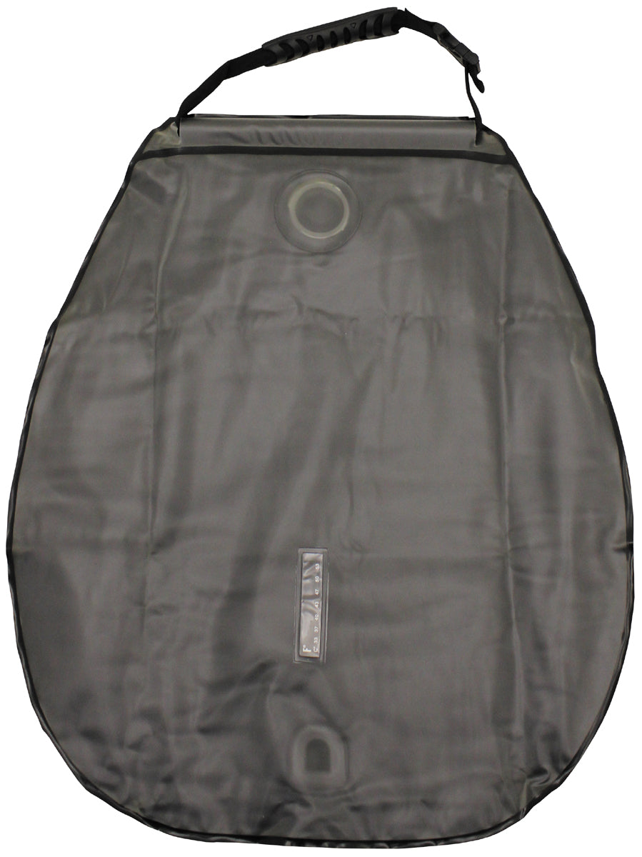 Duș Solar Deluxe 20L Oliv MFH - Termometru, Încălzire Solară