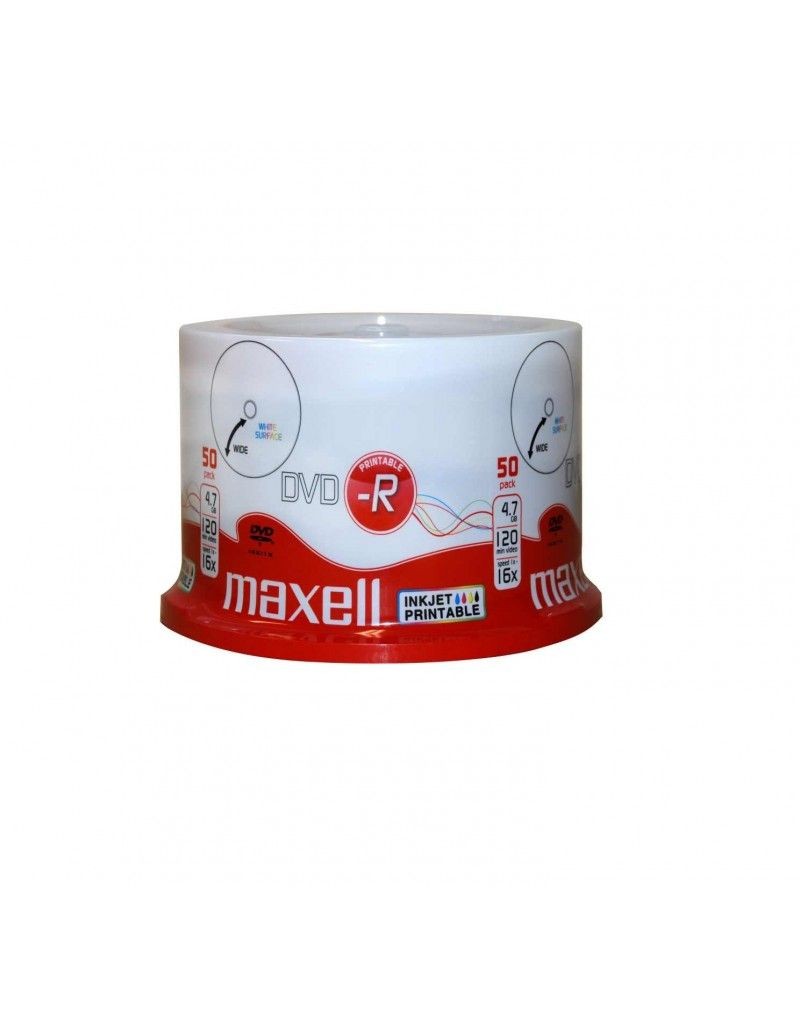 DVD Printabil Maxell -R 4.7GB, 120min, 16X - Calitate & Fiabilitate - 2