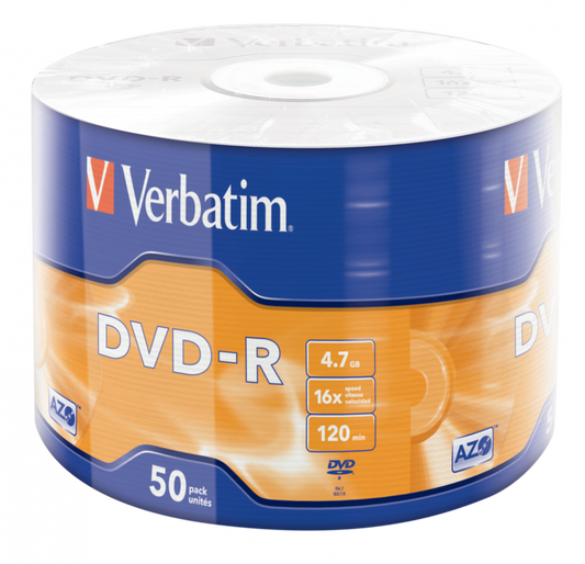 DVD-R 4.7GB 120min 16X Verbatim - Stocare Fiabilă, Calitate Superioară - 1