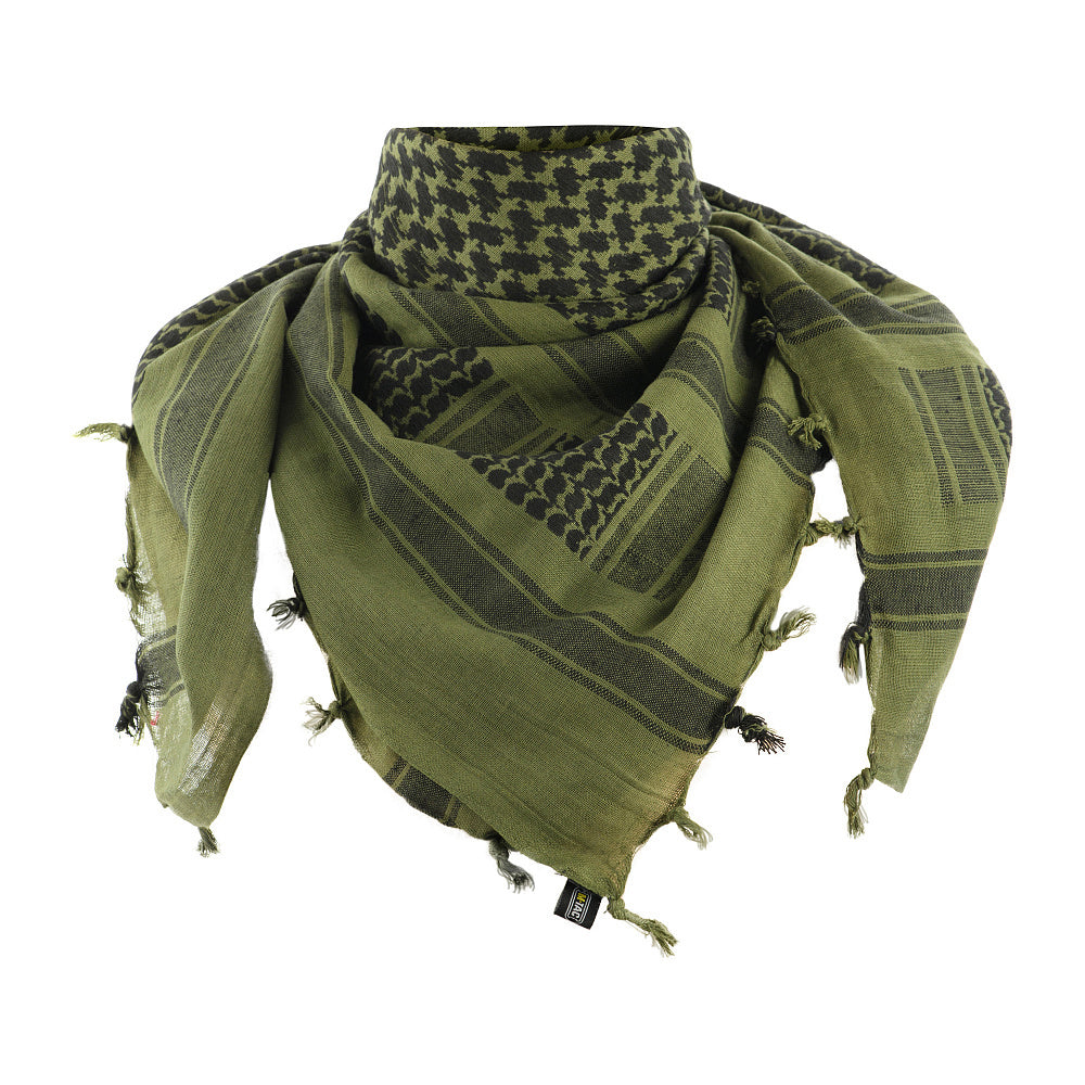 Eșarfă Shemagh M-Tac - Olive/Negru, Bumbac 100%