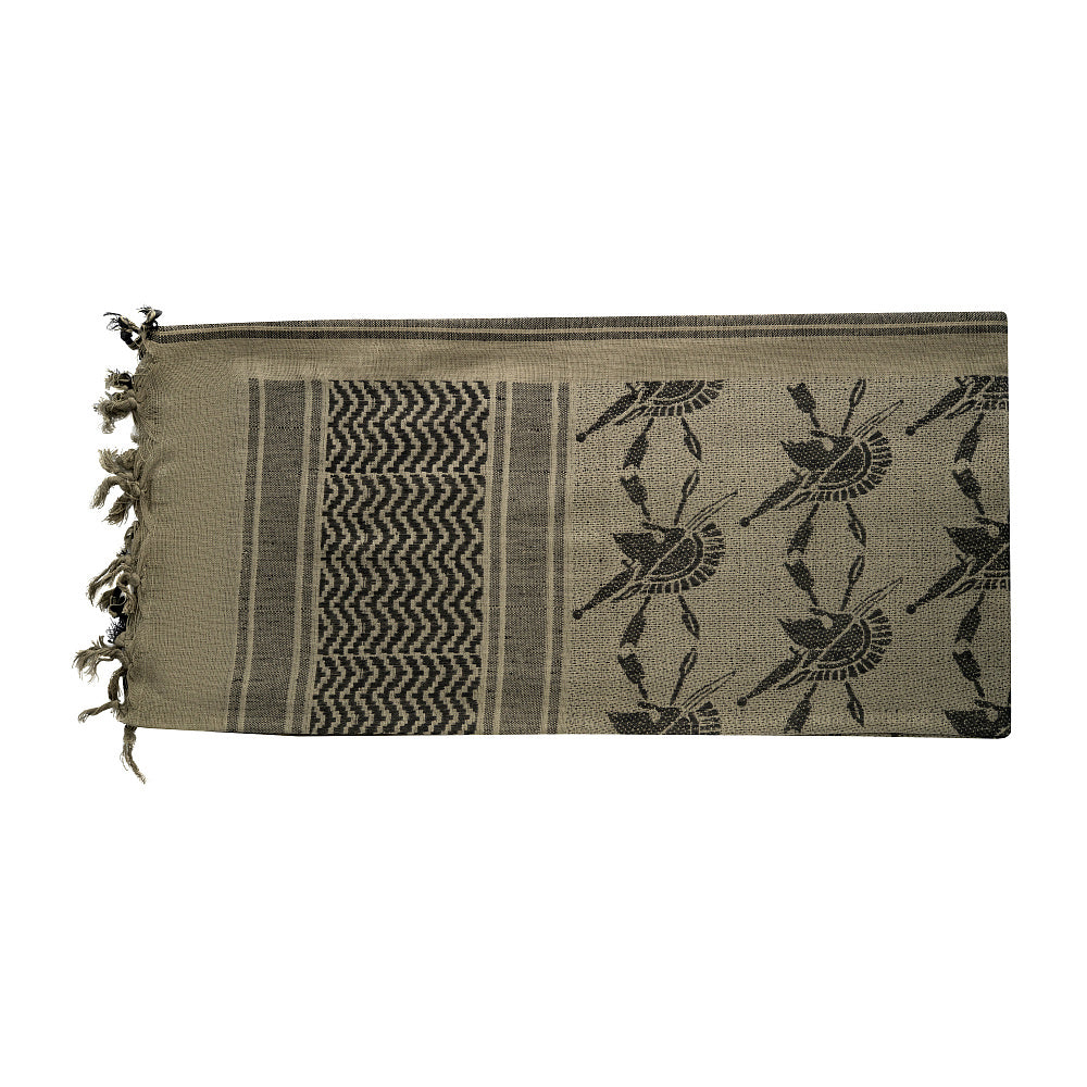 Eșarfă Shemagh Spartan M-Tac - Foliage Green/Black, Protecție Tactica