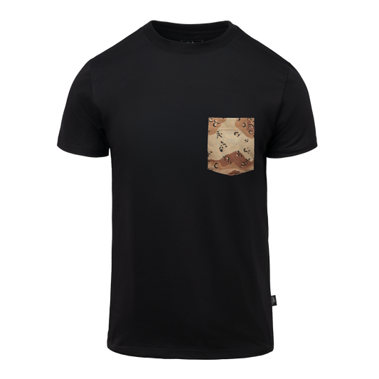 Tricou Helikon-Tex 6 Color Desert Pocket Negru