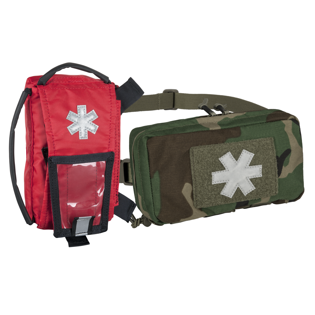 Trusă Medicală Modulară Helikon-Tex Individuală Cordura US Woodland