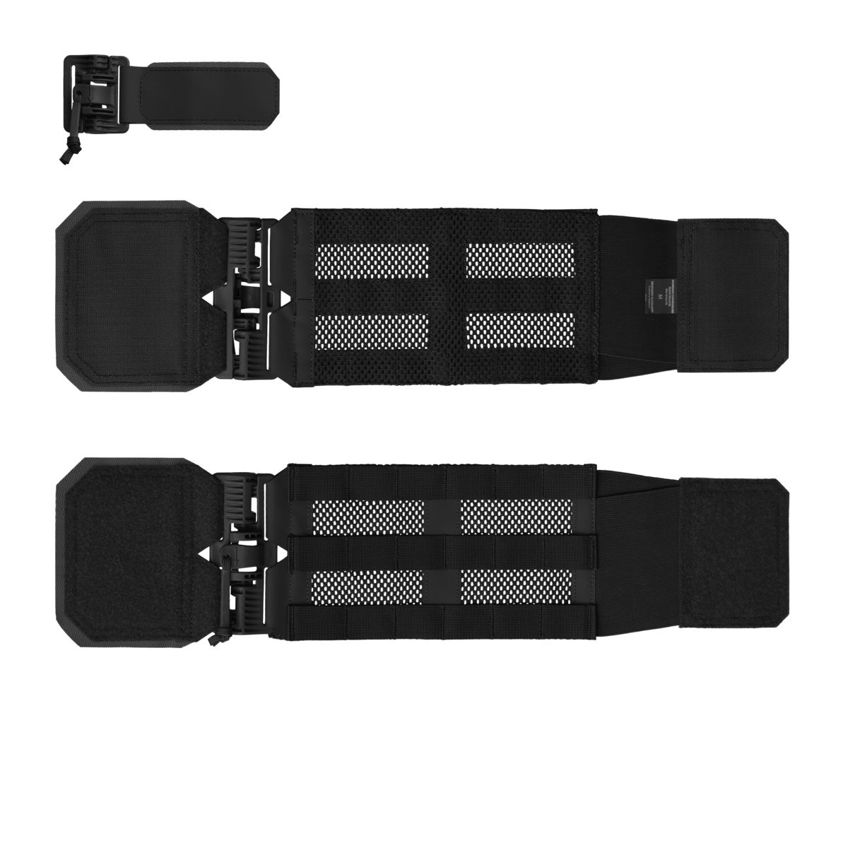 Panouri Laterale Tactice Helikon-Tex Guardian Cummerbund Quick Release Negru MOLLE/PALS