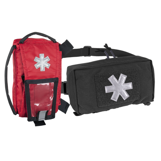 Trusă Medicală Modulară Helikon-Tex Cu Cruce Reflectorizantă Neagră