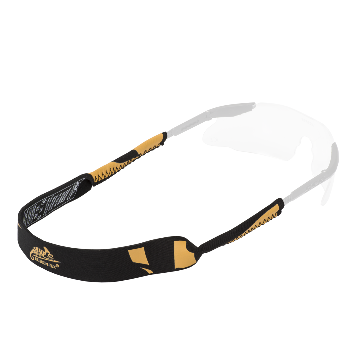 Curea Ochelari Neopren Helikon-Tex Rezistentă la Umiditate Negru/Portocaliu