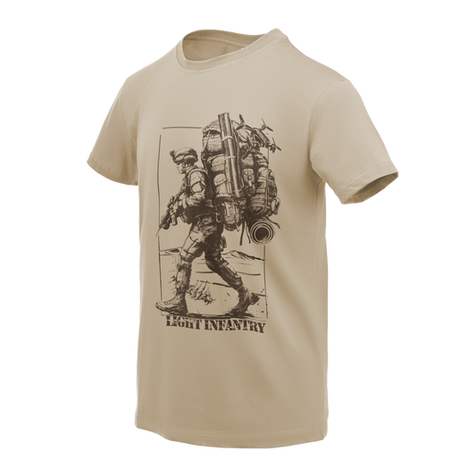 Tricou Helikon-Tex Light Infantry Khaki din bumbac