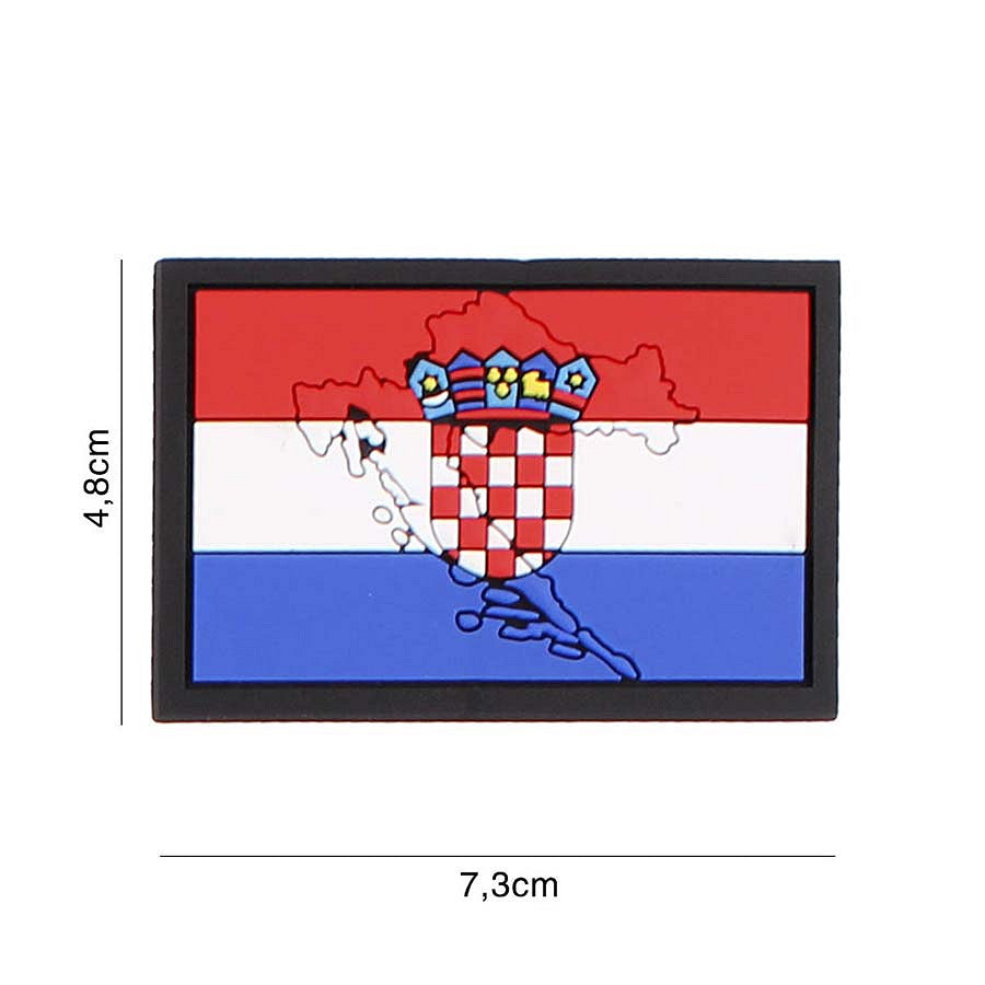 Ecuson 3D PVC Croația - Marcă-ți Prezența cu Forță