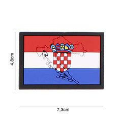 Ecuson 3D PVC Croația - Marcă-ți Prezența cu Forță