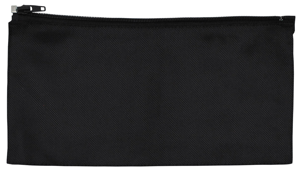 Ecuson Brodat Spate Jachetă 27x13cm Negru MFH - 100% Nailon, Cu Fermoar