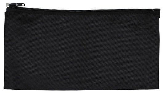 Ecuson Brodat Spate Jachetă 27x13cm Negru MFH - 100% Nailon, Cu Fermoar