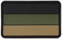 Ecuson cu Velcro Germania 3D Oliv MFH - Cauciuc, 8x5cm