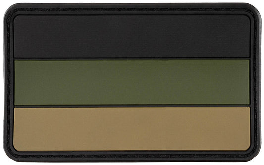 Ecuson cu Velcro Germania 3D Oliv MFH - Cauciuc, 8x5cm