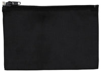 Ecuson Neutru Mic cu Fermoar Negru MFH - 17x11cm, 100% Nylon