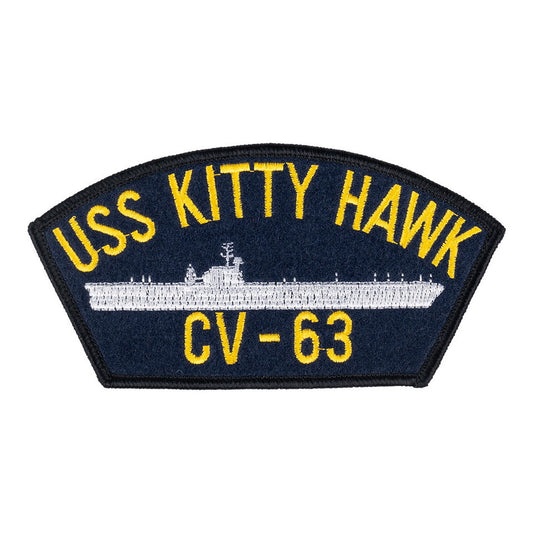 Ecuson Textil USS Kitty Hawk CV-63 Multicolor - Mândria Navală la Purtător
