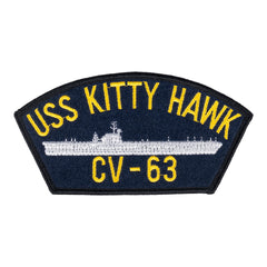 Ecuson Textil USS Kitty Hawk CV-63 Multicolor - Mândria Navală la Purtător
