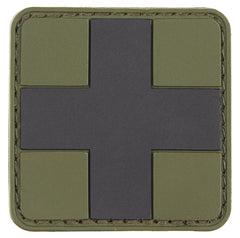 Ecuson Velcro "FIRST AID" oliv-schwarz MFH - 3D, Cauciuc