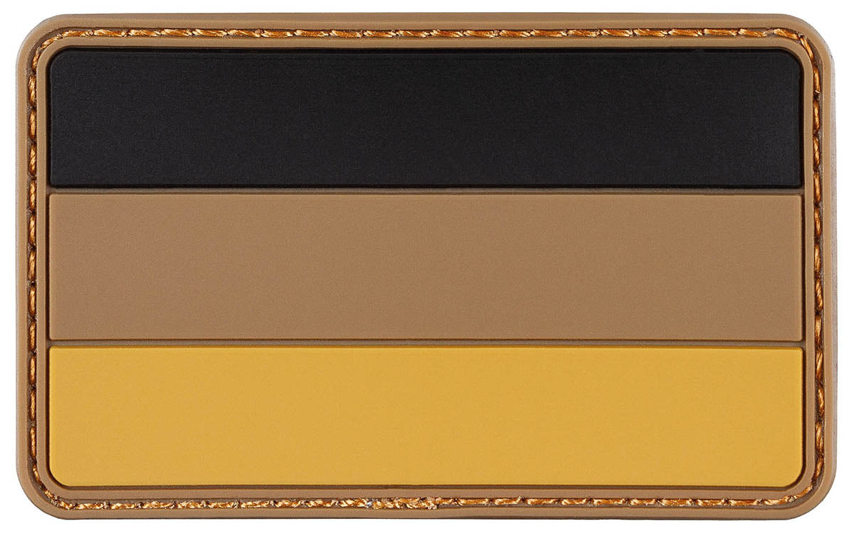 Ecuson Velcro Germania 3D Desert MFH - Cauciuc, 8x5 cm