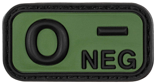 Ecuson Velcro O NEG 3D Negru-Oliv MFH - 5x2.5cm, Cauciuc