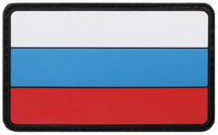 Ecuson Velcro Rusia 3D MFH - Cauciuc, 8x5 cm