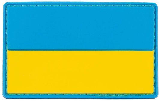 Ecuson Velcro Ukraine 3D MFH - Cauciuc, 8x5 cm