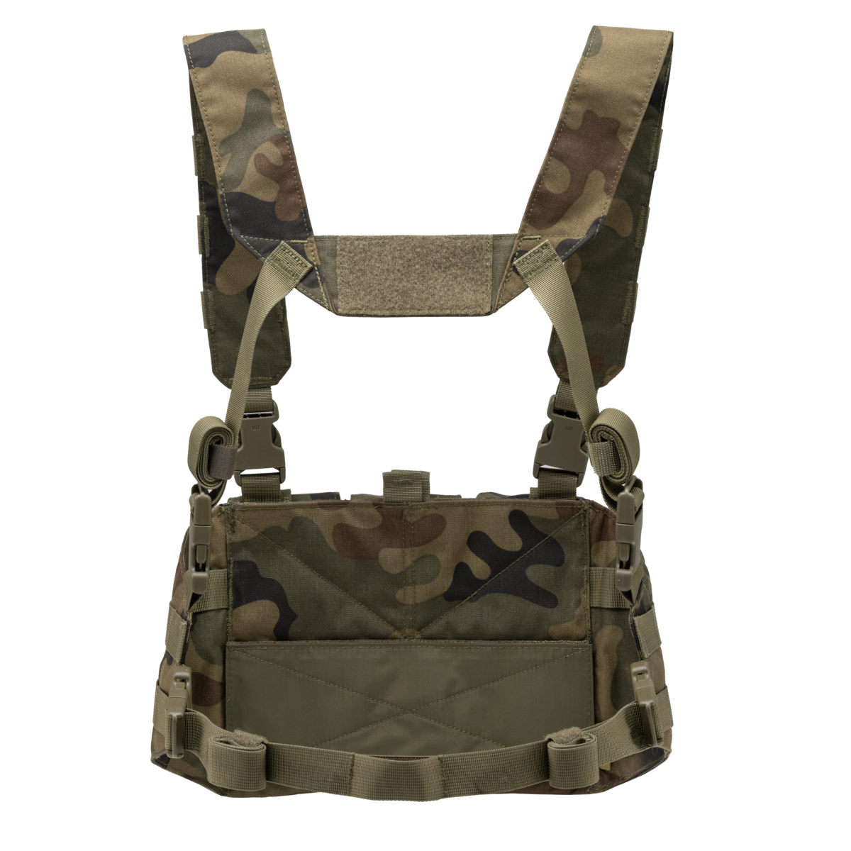 Chest Rig Chicom Helikon-Tex Woodland – Cordura 500D, 3 Buzunare Încărcătoare - poza 3