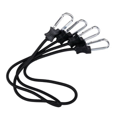 Elastic de Tensionare cu Carabine 90cm Negru - Fixare Rapidă și Sigură
