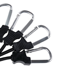 Elastic de Tensionare cu Carabine 90cm Negru - Fixare Rapidă și Sigură
