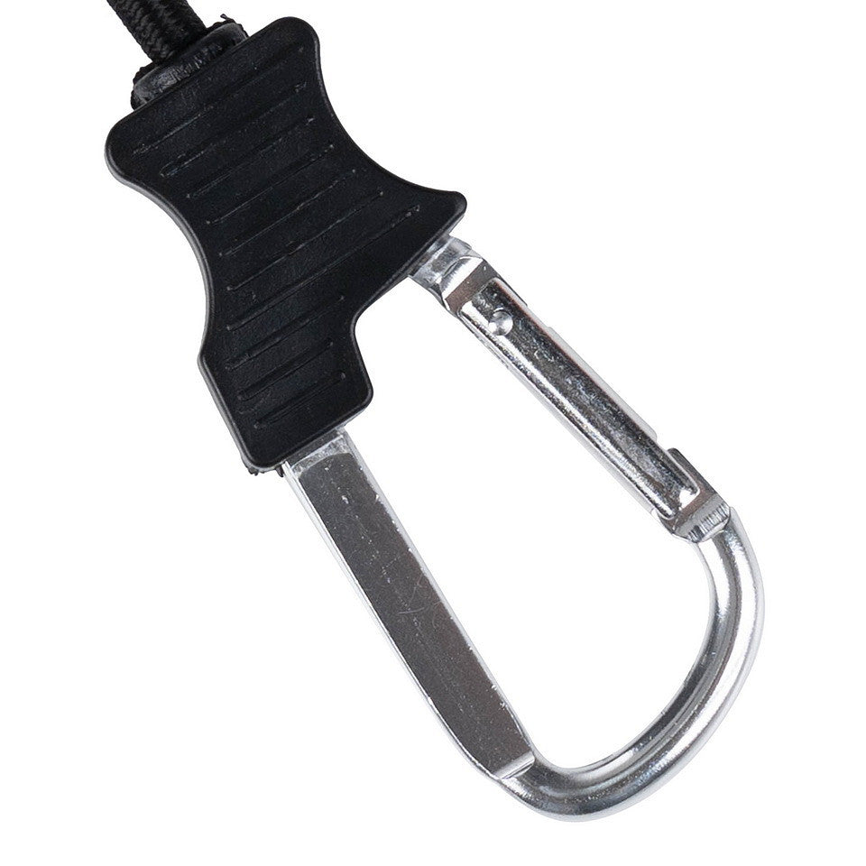 Elastic de Tensionare cu Carabine 90cm Negru - Fixare Rapidă și Sigură
