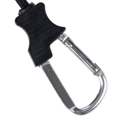 Elastic de Tensionare cu Carabine 90cm Negru - Fixare Rapidă și Sigură