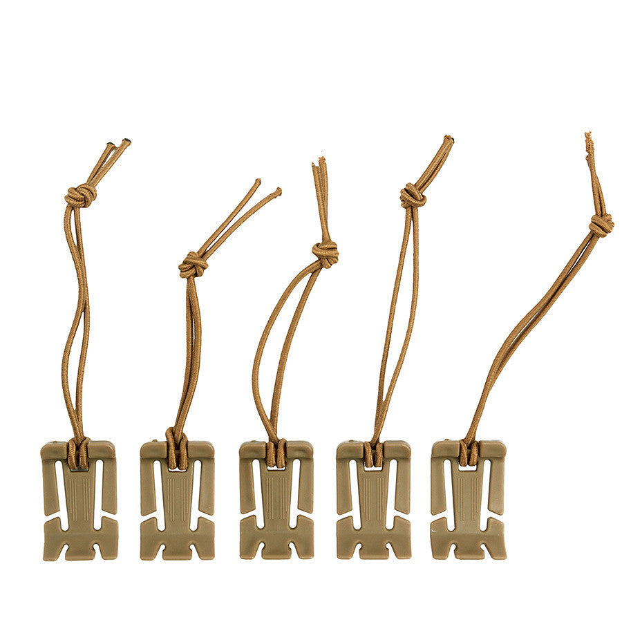Elemente de Fixare MOLLE Molle elastic binder 5-pack JFO08 Coyote - Securizare Echipament Rapidă