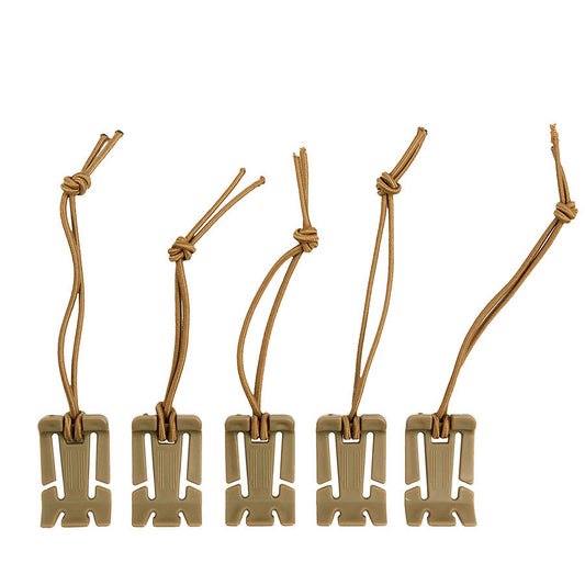Elemente de Fixare MOLLE Molle elastic binder 5-pack JFO08 Coyote - Securizare Echipament Rapidă