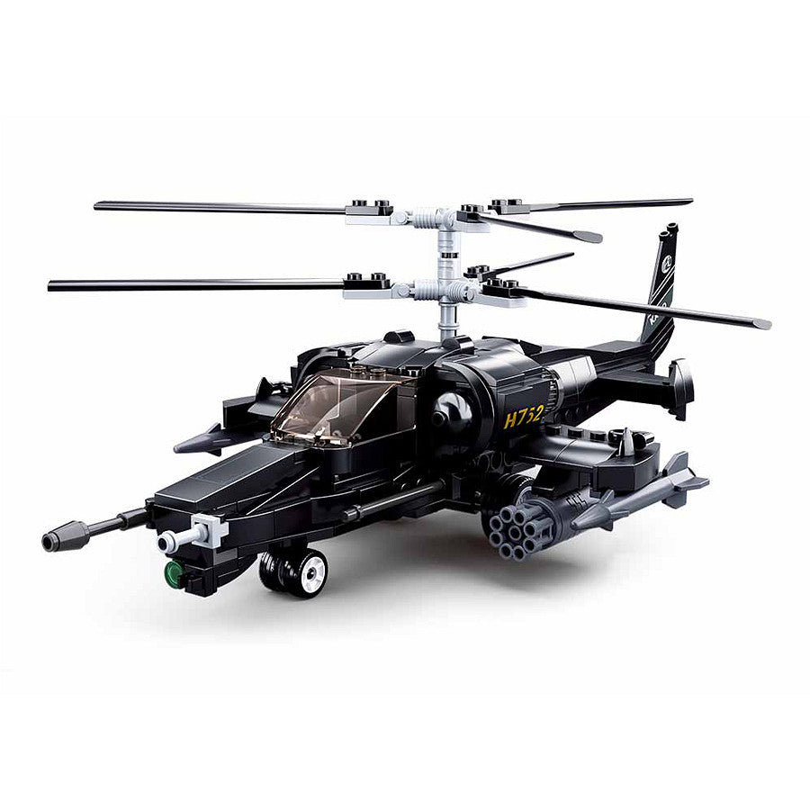 Elicopter Combat Sluban M38-B0752 - Construiește-ți Dominația Aeriană
