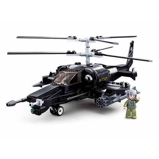 Elicopter Combat Sluban M38-B0752 - Construiește-ți Dominația Aeriană