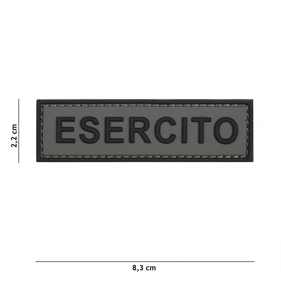 Embleem 3D Esercito #20066 Gri – Identitate Tactică Incontestabilă