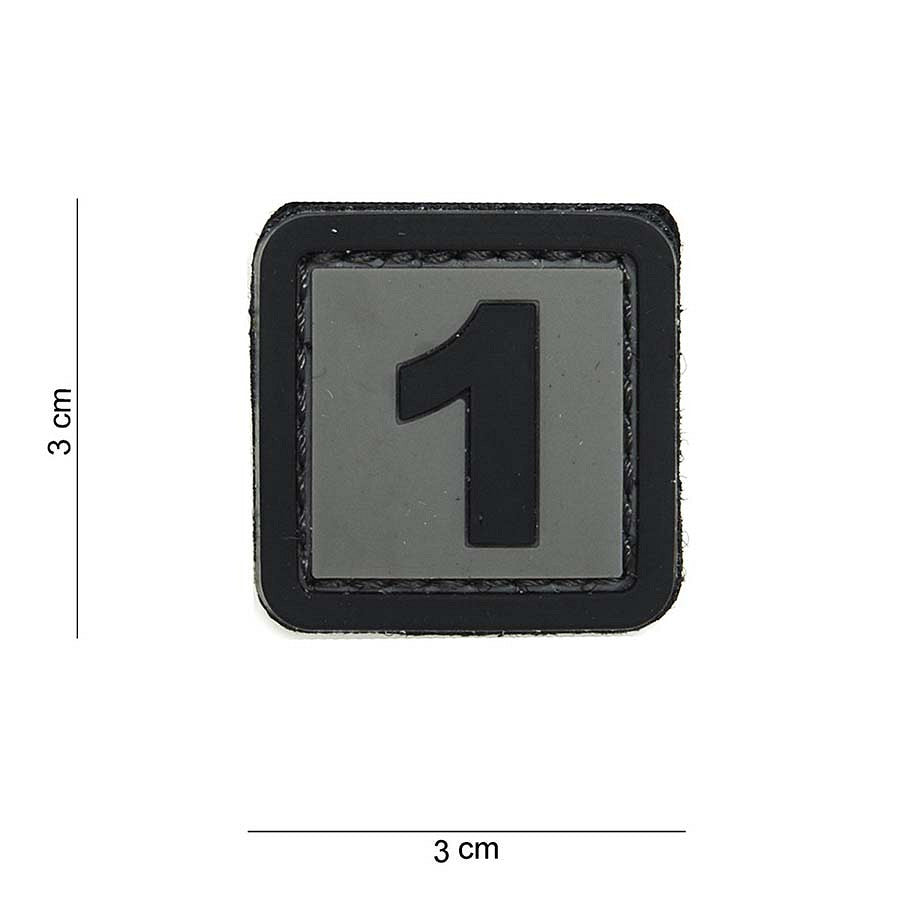 Embleem 3D PVC 1 Tactical - Identificare Profesională Rapidă