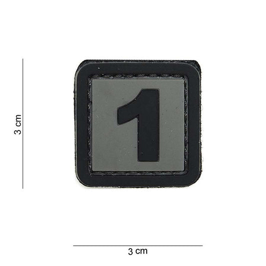 Embleem 3D PVC 1 Tactical - Identificare Profesională Rapidă